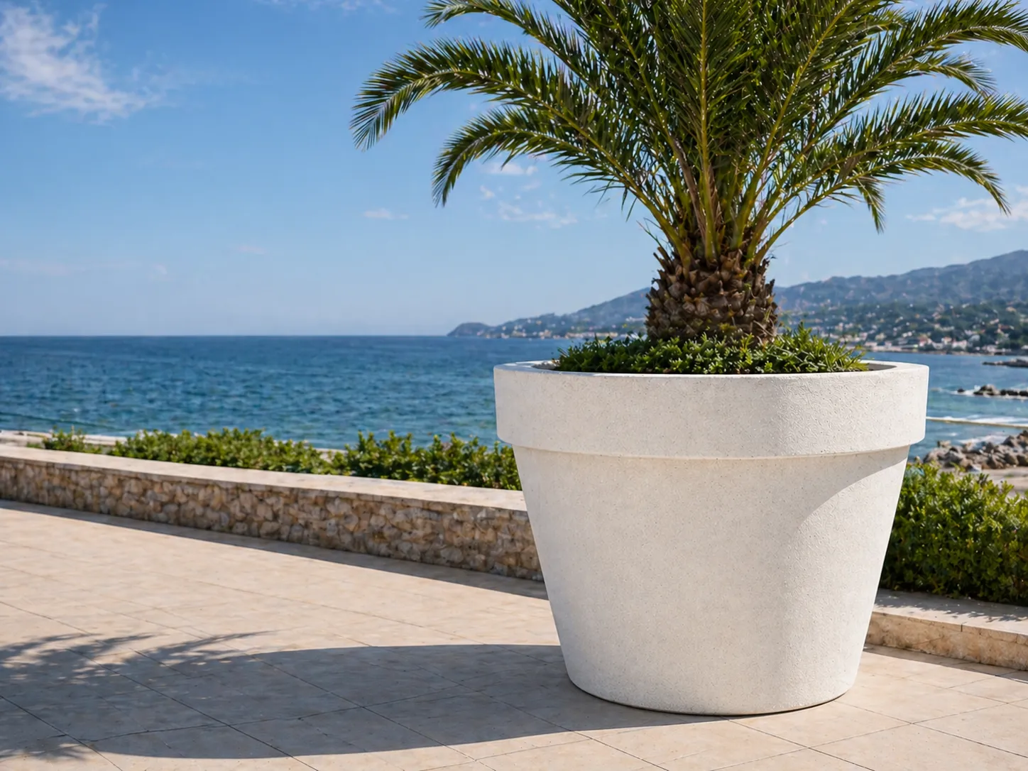 Giant pot concrete planter