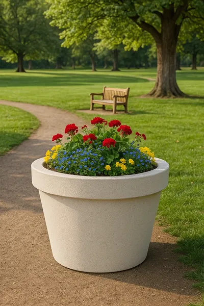 Jardinière pot géant