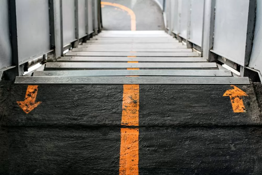 Trappen in de stad